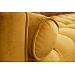 Rohová sedacia súprava 40277 Cozy - Zamat Žltá