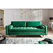 Sedacia súprava 39845 220cm Cozy - Zamat Smaragdovozelená