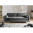 Sedacia súprava 39846 220cm Cozy - Zamat Šedá