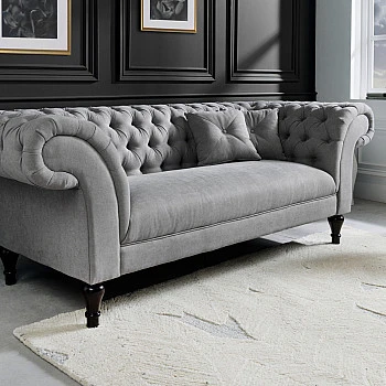 Sedacia súprava 40147 225cm Paris - Zamat Šedá