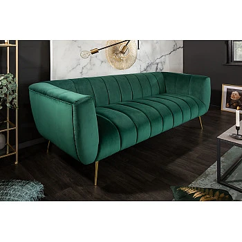Sedacia súprava 40404 225cm Noblesse Zamat Smaragdovozelená