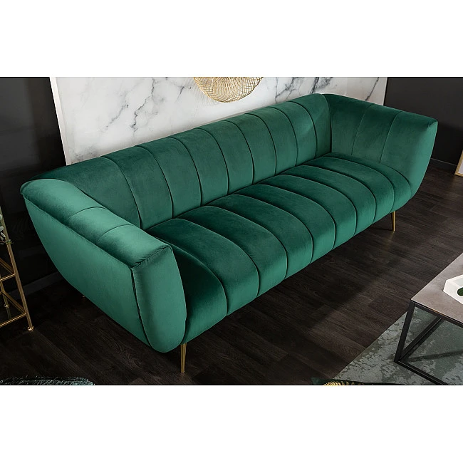 Sedacia súprava 40404 225cm Noblesse Zamat Smaragdovozelená
