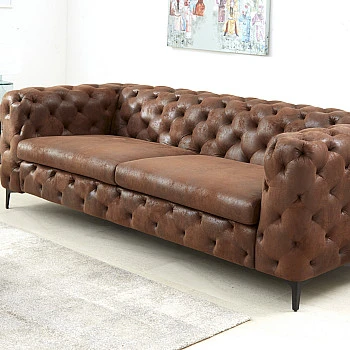 Sedacia súprava 40464 240cm Modern Barock Antik Hnedá