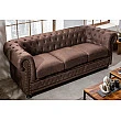 Sedacia súprava 40652 Chesterfield 3-sedenie Vintage Hnedá