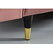Sedacia súprava 41071 220cm Cozy - Zamat Starorúžová
