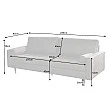 Sedacia súprava 42139 220cm Cozy - Antik šedá