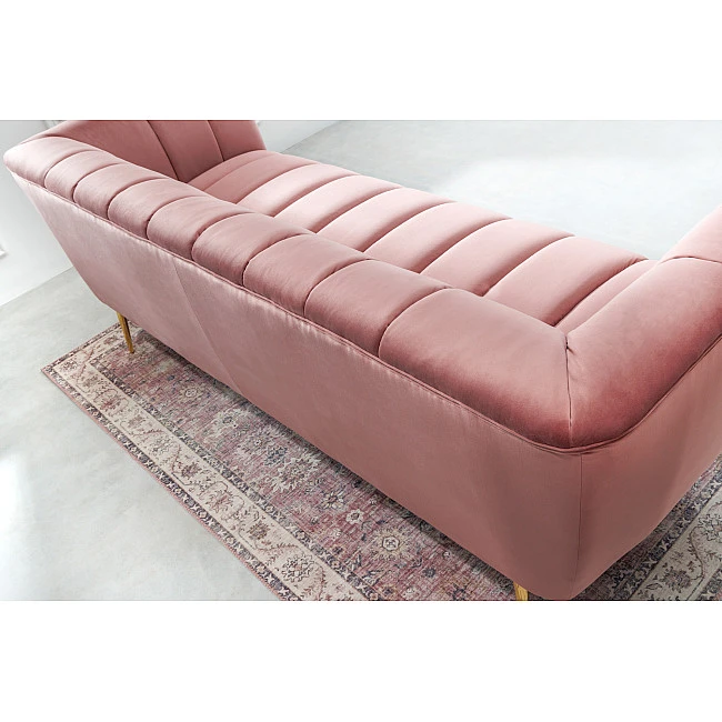 Sedacia súprava 43264 225cm Noblesse Zamat Starorúžová