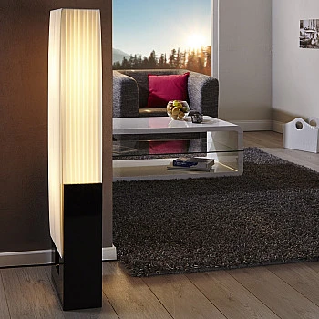 Stojaca lampa 11268 Biela/Čierna - PRODUKT JE SKLADOM U NÁS - 1Ks