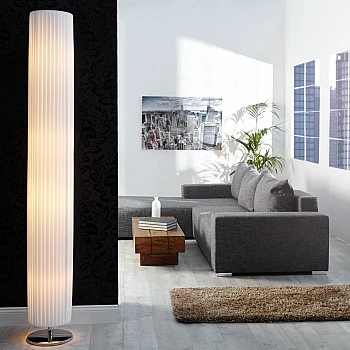 Stojaca lampa 1591 Biela Ø25cm - PRODUKT JE SKLADOM U NÁS - 1Ks