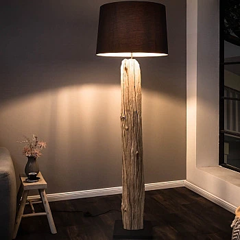 Stojaca lampa 17321 Ø55cm drevo