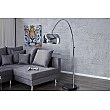 Stojaca lampa 21067 Oblúková Lesklý chróm