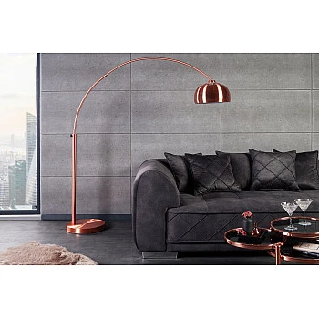 Stojaca lampa 21599 Oblúková Medená