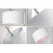 Stojaca lampa 35596 Oblúková Biela