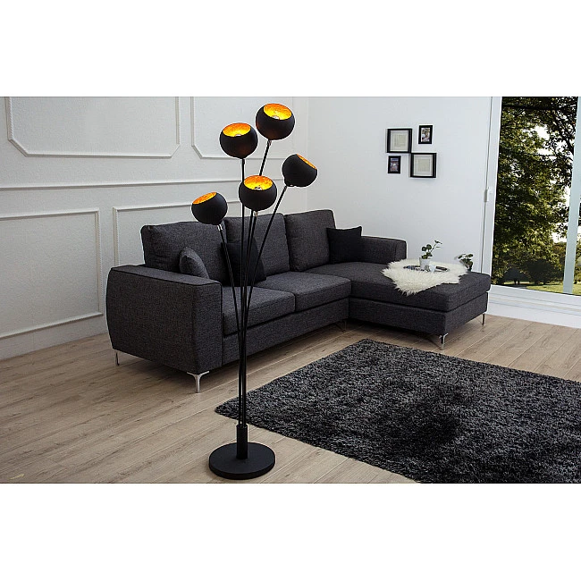 Stojaca lampa 37004 Čierna