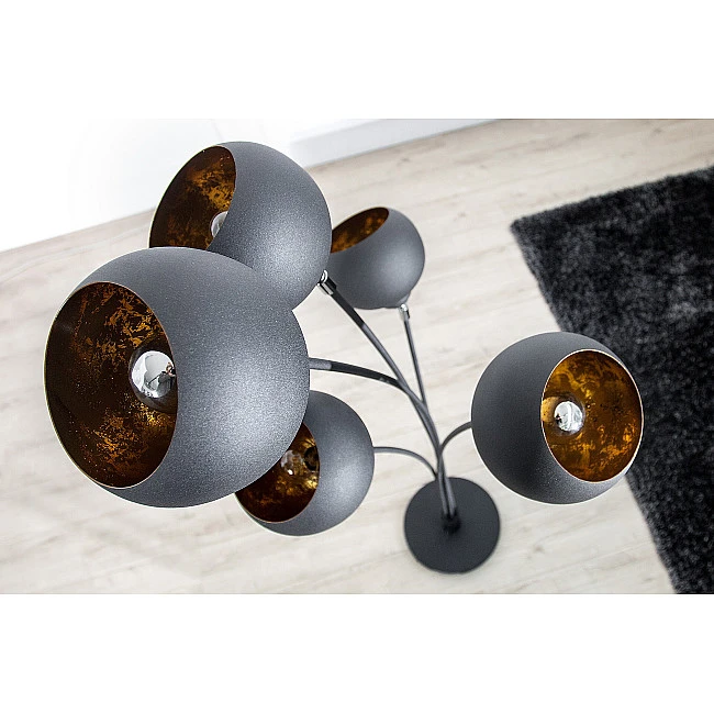 Stojaca lampa 37004 Čierna