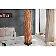 Stojaca lampa 40484 Nature Art 175cm Prírodná Logan Drevo