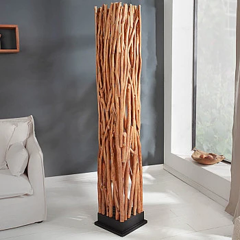 Stojaca lampa 40484 Nature Art 175cm Prírodná Logan Drevo