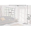 Stojaca lampa 40685 Cocooning 205cm Biela