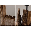Stojaca lampa 41046 Barracuda 177cm Bežová Drevo Acacia