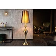 Stojaca lampa 41526 Lux III Čierna-zlatá