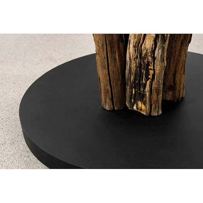 Stojaca lampa 42004 Wild Nature 150cm Béžová-Drevo Teak