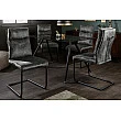 Stolička 41170 Comfort Zamat Tmavozelená
