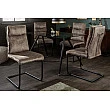 Stolička 41172 Comfort Zamat Taupe antik