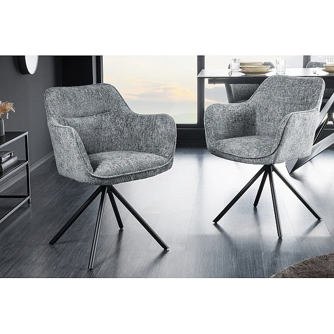 Stolička 44160 Verona látka Šedá