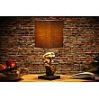 Stolová lampa 19479 Masív drevo - Hnedá