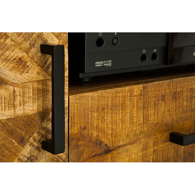 TV-skrinka 39240 160cm Drevo Mango Prírodná