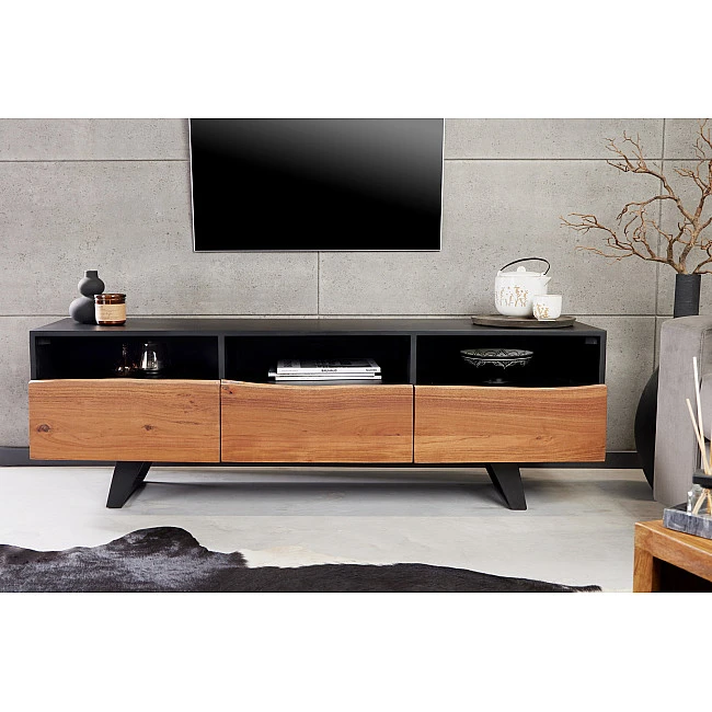 TV-skrinka 43305 Artwork 140cm Drevo Acacia
