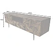 TV-skrinka 43448 Stone 160cm Drevo Palisander