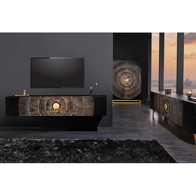 TV-skrinka 44250 Bailey 160cm Drevo Mango