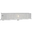 TV-skrinka 44250 Bailey 160cm Drevo Mango