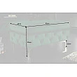 Taburetka 39611 Modern Barock Zamat Smaragdovozelená