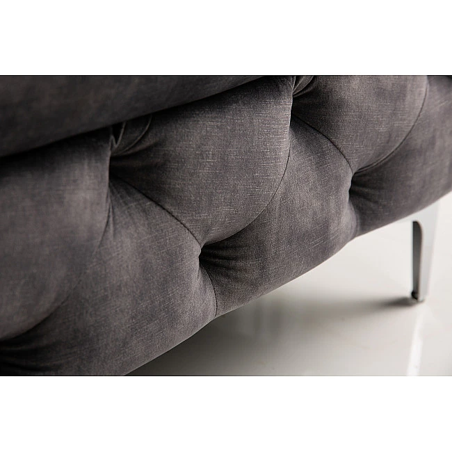 Taburetka 41135 Modern Barock Zamat Šedá