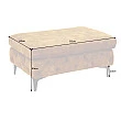 Taburetka 41299 Modern Barock Zamat Žltá
