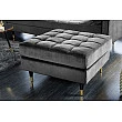 Taburetka 43132 Cozy Zamat Šedá
