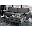 Taburetka 43132 Cozy Zamat Šedá