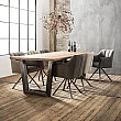 Jedálenský stôl 20-22 200x100cm Solid Acacia natural