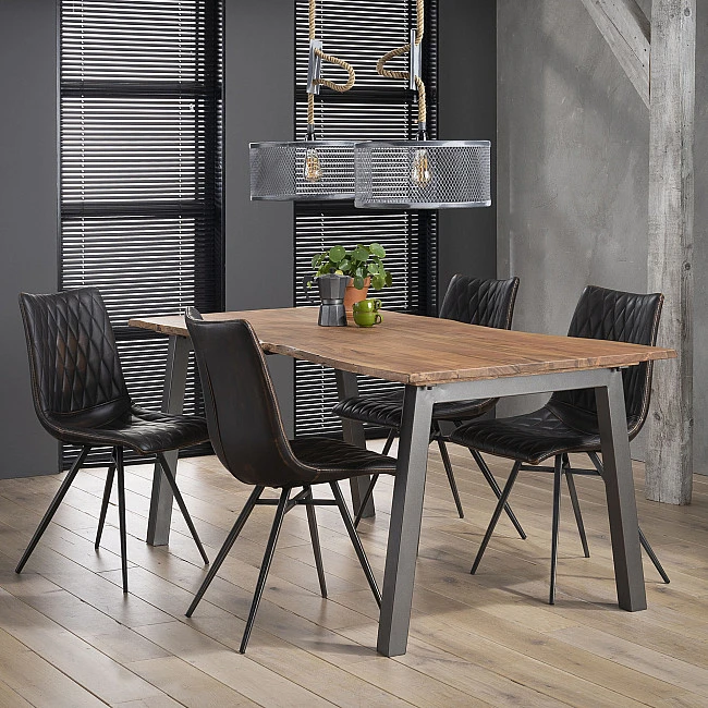 Jedálenský stôl 25-07 180x90cm Drevo Acacia natural