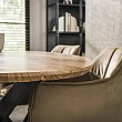 Jedálenský stôl 29-62 215x100cm Shaped Masív drevo Acacia