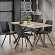 Jedálenský stôl 56-85 160x90cm Bielený dub