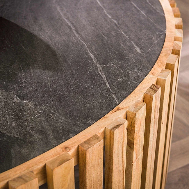 Konferenčný stôl 27-87 Slate Ø120cm