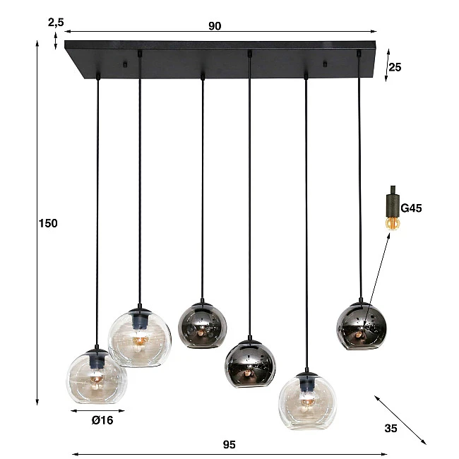 Luster 77-57 3+3 Bubbles Bicolore