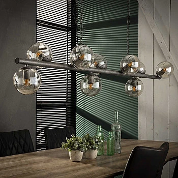 Luster 77-75 9 x Ø15cm Sklo - PRODUKT JE SKLADOM U NÁS - 1Ks