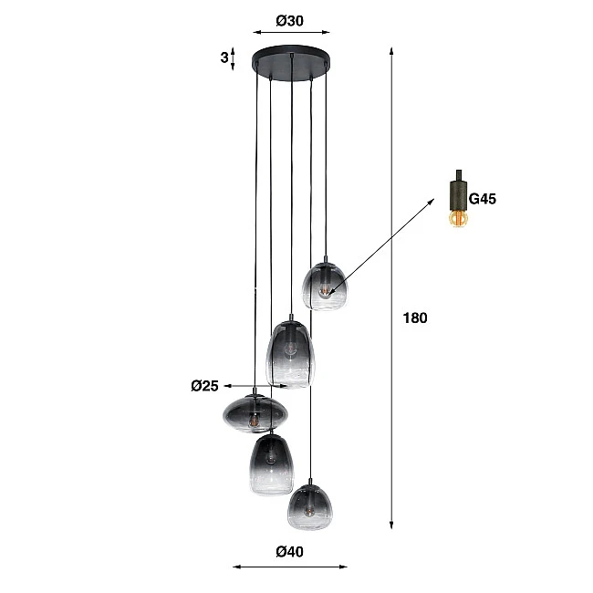Luster 77-95 5L Mix Glass
