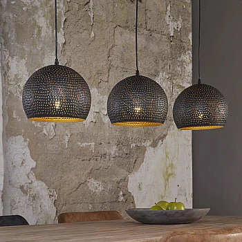 Luster 80-98 3 x Ø25cm Industry - PRODUKT JE SKLADOM U NÁS - 2Ks