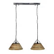Luster 82-64 2 x Ø40cm Wooden mango shade - PRODUK JE SKLADOM - 1Ks
