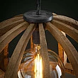 Luster 83-66 Wooden curved mango frame - PRODUKT JE SKLADOM U NÁS - 1Ks